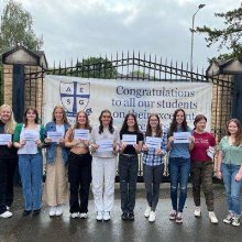 Students at Alderley Edge School for Girls celebrate their outstanding A Level Results